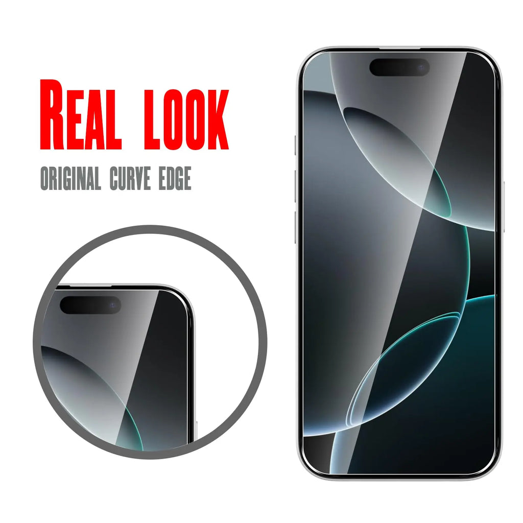For iPhone 16 Pro Max Screen Protector Tempered Glass Crystal Mica 9H HD Clear Transparent Anti Scratch
