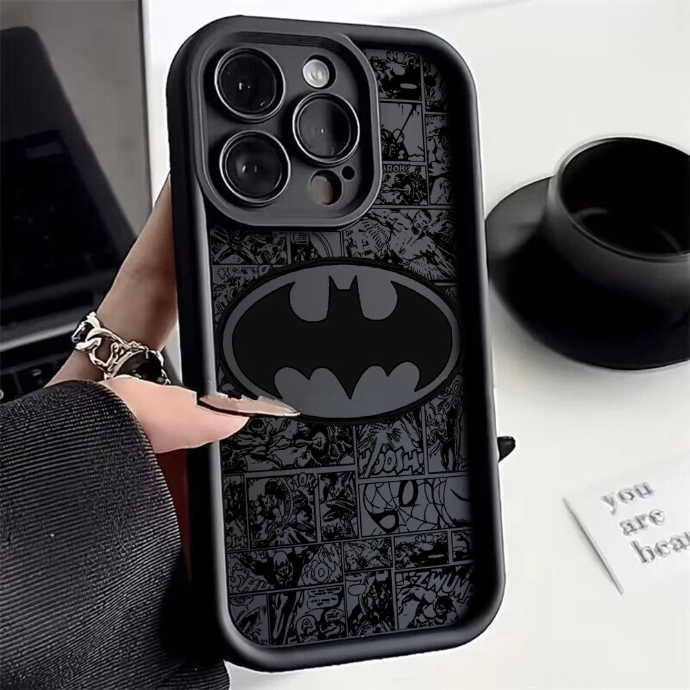 Cool B-Batmans logo Phone Case for IPhone 16 15 14 13 12 11 Pro Max Mini XR XS X 7 8 Plus Soft TPU Back Cover