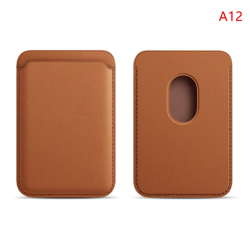 Luxury For Magsafe Magnetic Leather Wallet Case For iPhone 13 12 16 14 Pro Max 15Pro S24 Card Holder Phone Bag Cover Accessories