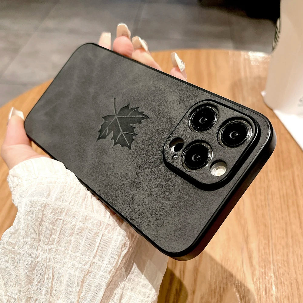 Leather Retra Case For iPhone 16 15 14 13 12 11 Pro Max Plus iPhone15 iPhone14 iPhone13 iPhone12 iPhone11 Comfortable Full Cover