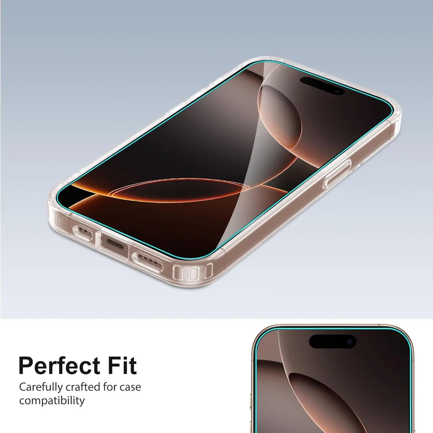 1~3PCS HD Tempered Glass For iPhone 17 16e 16 15 14 13 Pro Max Screen Protector For iPhone 11 12 Pro Phone Glass iPhone 16 Pro