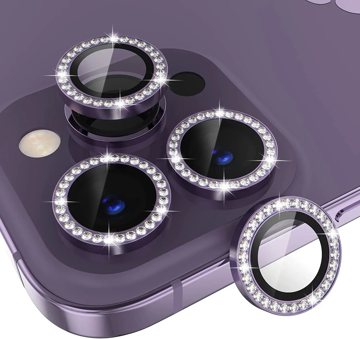 Glitter Diamond Camera Lens Protector Cover for iPhone 16 E 16E 16Pro 15 14 Pro Max Plus 13 12 Mini 11 14Pro 13Pro 14Plus 12Pro