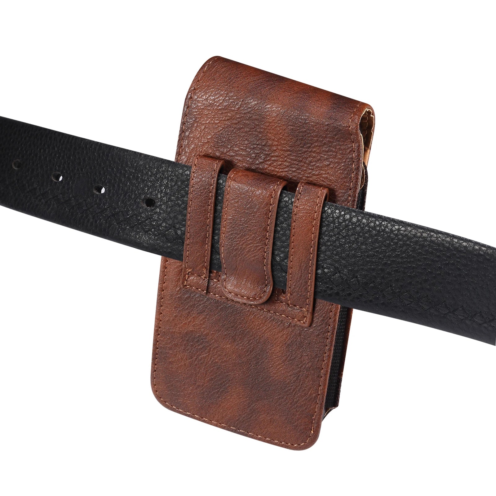 5.2-7.0 inch Leather Mobile Phone Bag For iPhone/Samsung/Xiaomi/Sony/LG Smartphone Waist Bag Casual Belt Pouch Holster Case