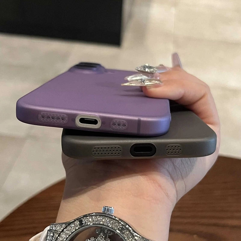 Ultra Thin PP Case For iPhone 16 15 14 13 12 11 Pro Max Slim Matte Cover For iPhone 16Pro 15Pro Max Slim Clear Shockproof Cases