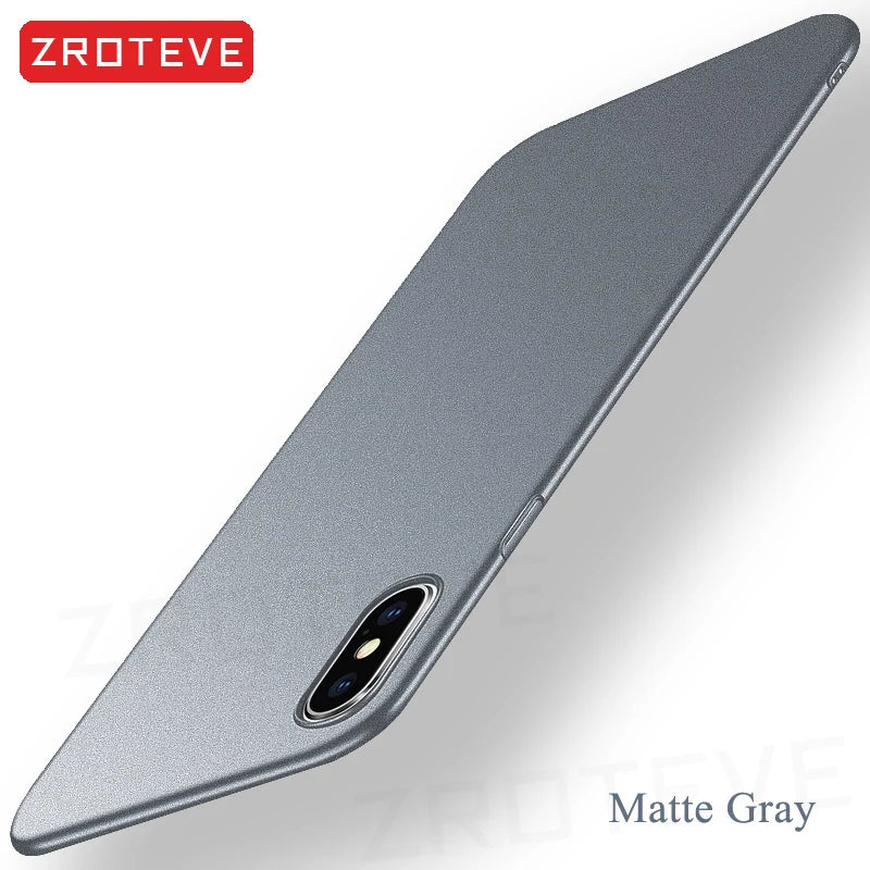 For iPhoneX Case  Luxury Ultra Thin Frosted Hard PC Cover For Apple iphone XR X S XS Max iPhonex 10 iPhone10 Phone Cases
