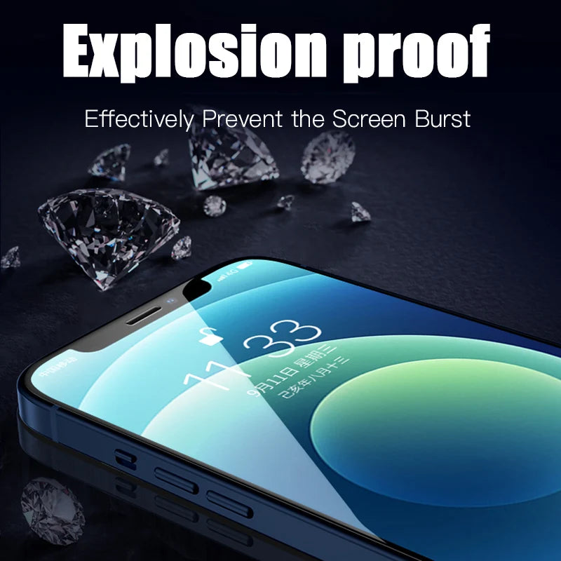 5pcs Glass Film For iPhone 15 16 Pro Max Screen Protector For iPhone 11 12 13 14 15 Pro Tempered Glass on iPhone 13 Mini 16 Plus