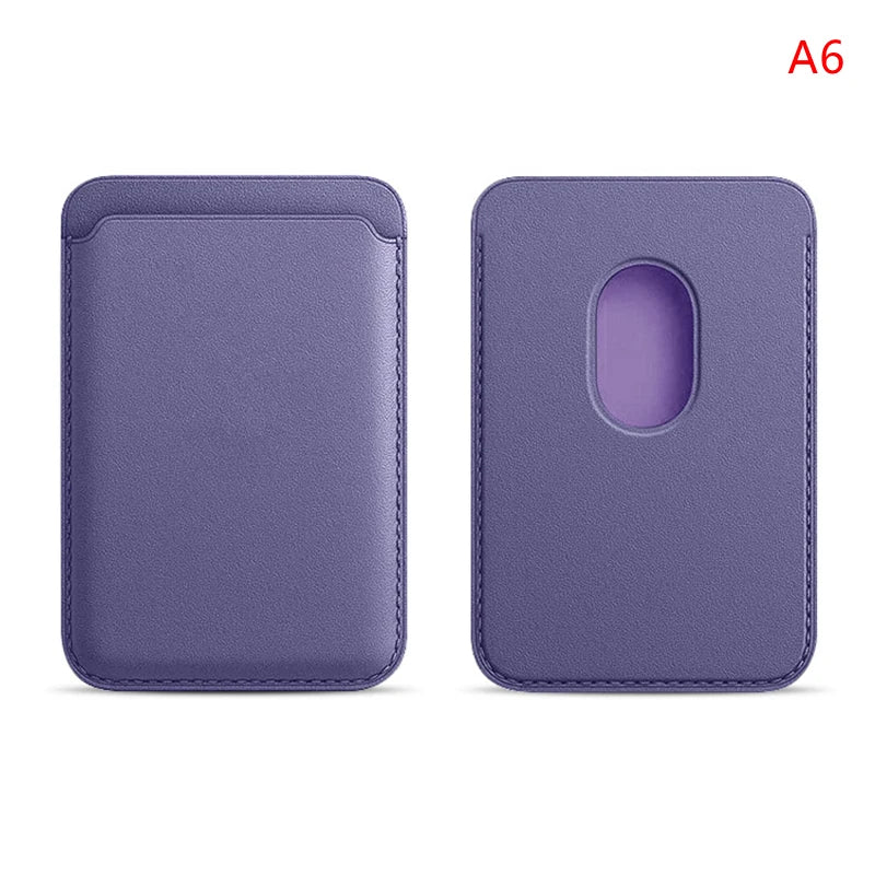 Luxury For Magsafe Magnetic Leather Wallet Case For iPhone 13 12 16 14 Pro Max 15Pro S24 Card Holder Phone Bag Cover Accessories