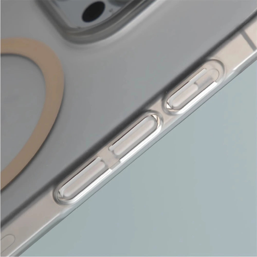 1.0 MM Ultra Thin Matte Hard PC Translucent Case For iPhone 16 15 14 Plus 13 12 Pro Max Magsafe Magnetic Wireless Charge Cover