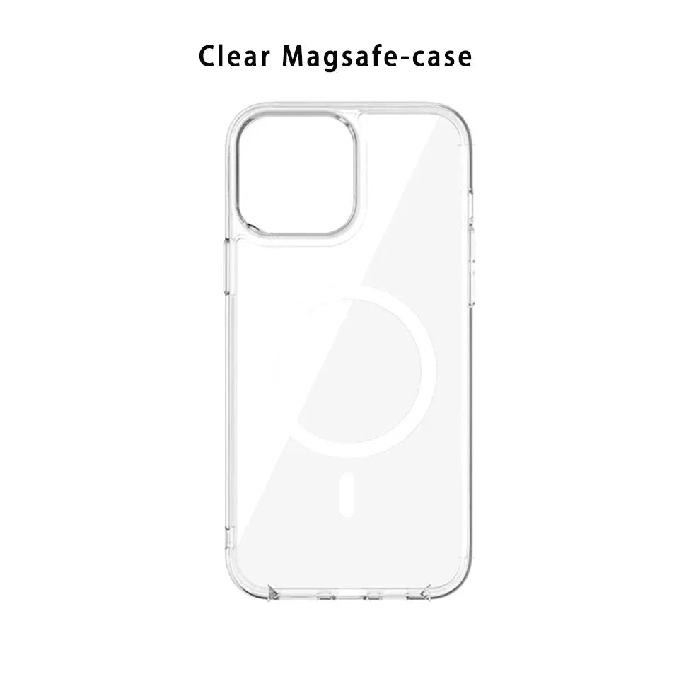 Case For Iphone 15 Pro Compatible With Magsafe Wireless Charger Case Cover Magnetic For Iphone 14 Plus 13pro Max 12 Mini Macsafe
