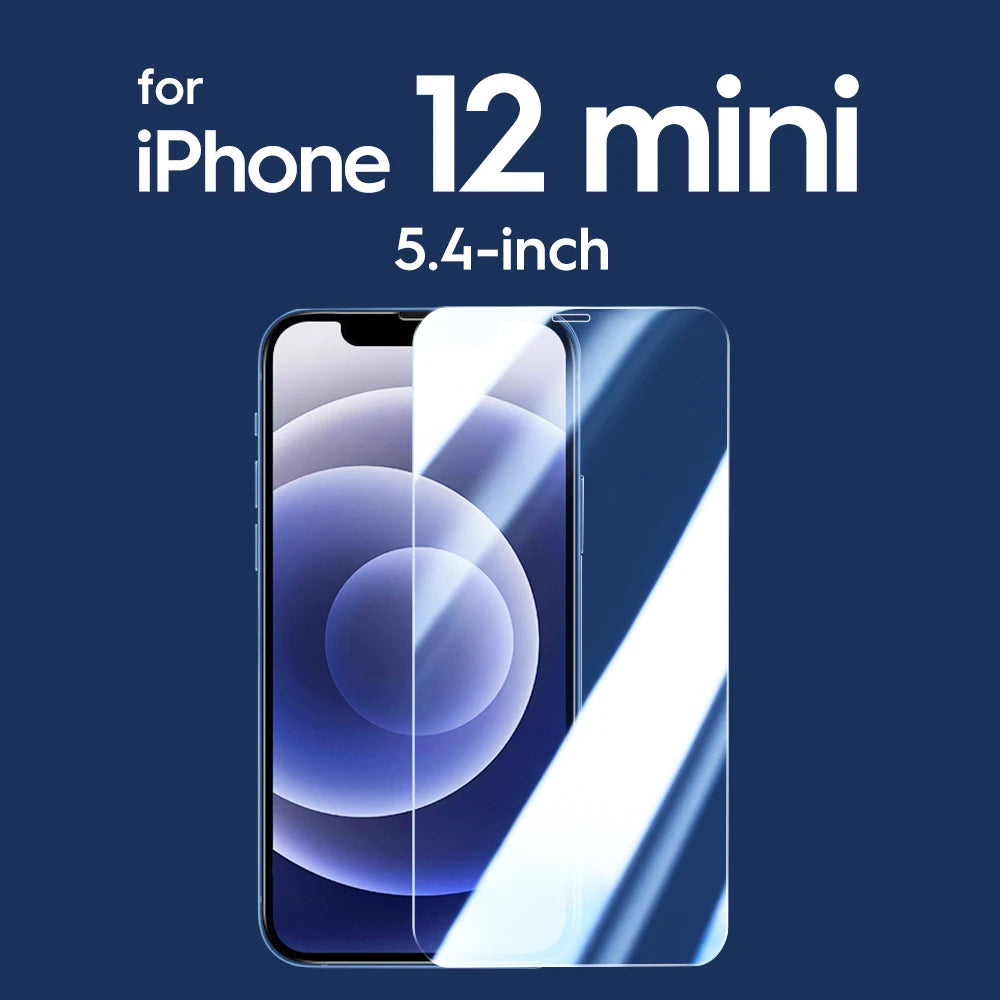 2PCS Screen Protector for iPhone 16 Pro Max 15 Pro 15 14 13 12 Tempered Glass 9H HD Front Film for iPhone 16