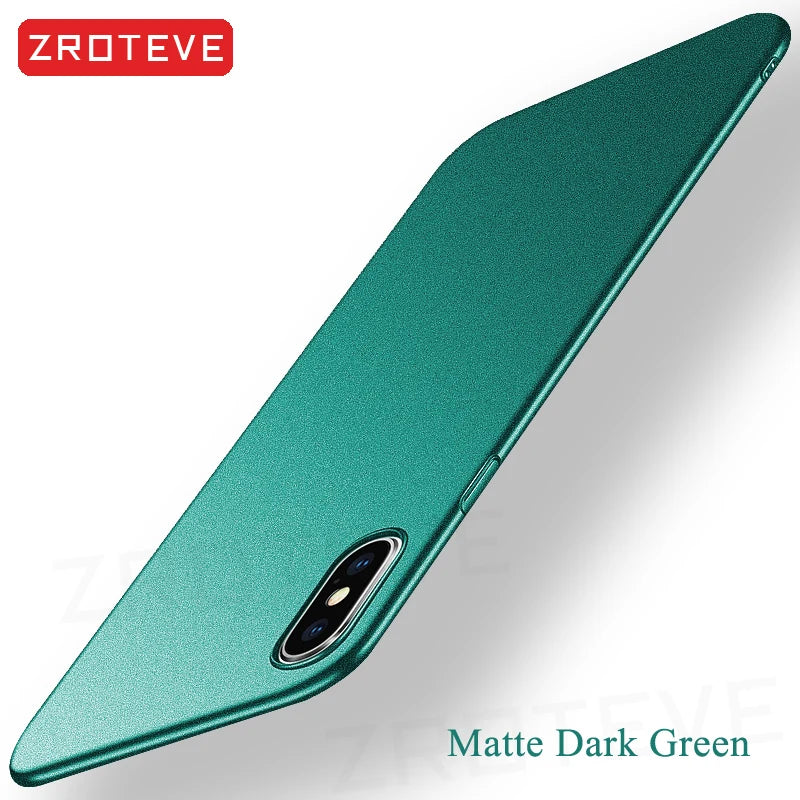 For iPhoneX Case  Luxury Ultra Thin Frosted Hard PC Cover For Apple iphone XR X S XS Max iPhonex 10 iPhone10 Phone Cases