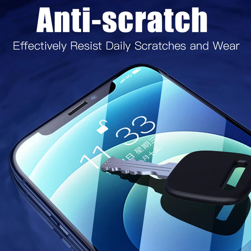 5pcs Glass Film For iPhone 15 16 Pro Max Screen Protector For iPhone 11 12 13 14 15 Pro Tempered Glass on iPhone 13 Mini 16 Plus