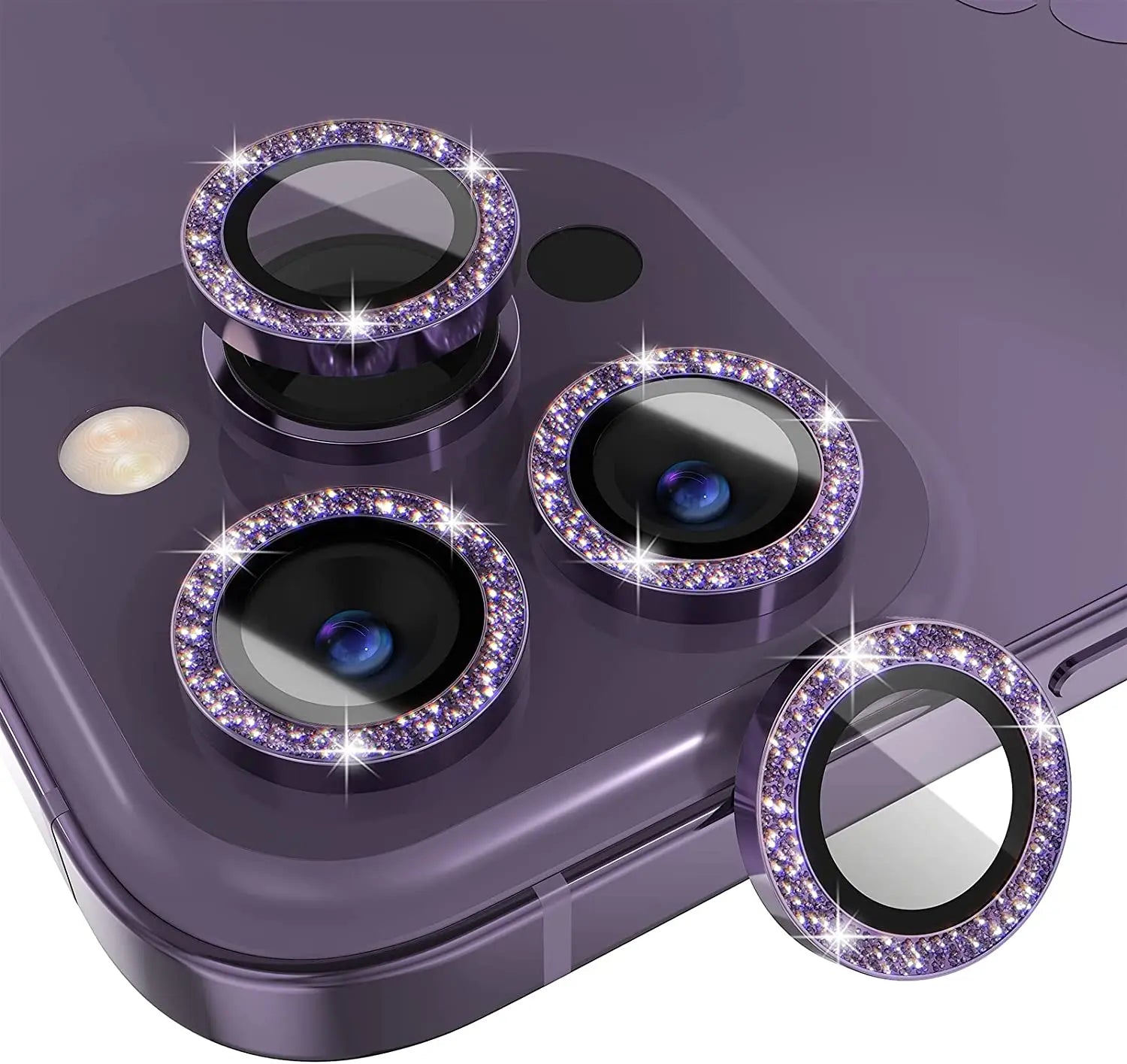 Glitter Diamond Camera Lens Protector Cover for iPhone 16 E 16E 16Pro 15 14 Pro Max Plus 13 12 Mini 11 14Pro 13Pro 14Plus 12Pro