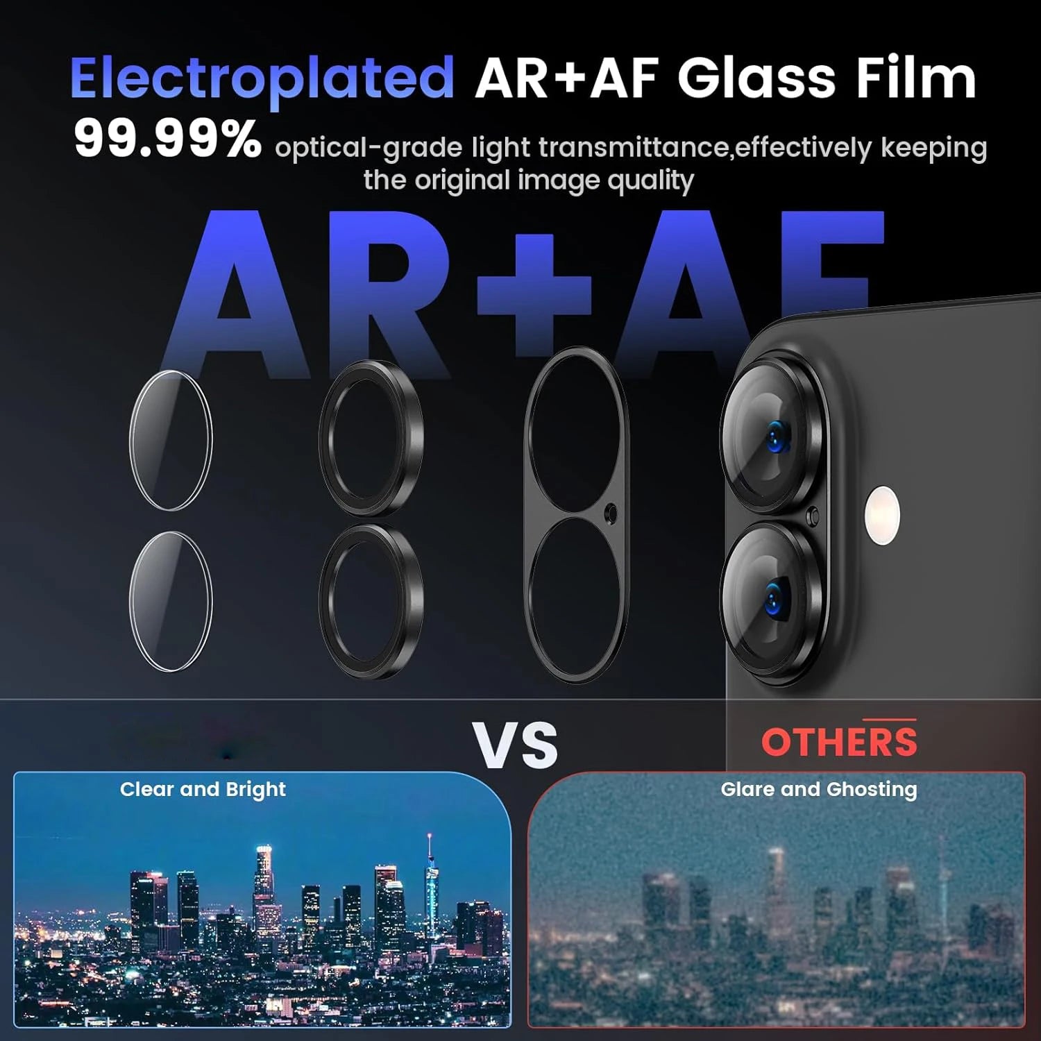Metal Tempered Glass Cover Camera Screen Protector Case For iPhone 16 E Pro Max 15 Plus 14 13 Mini Protection Phone Accessories