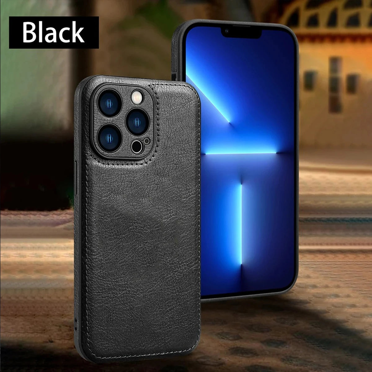 Soft Leather Case for iPhone 15 14 13 12 11 16 Pro Max XR XS Max 7 8 Plus Ultra Thin Lens Protection iphone16 16Pro Cover Coque