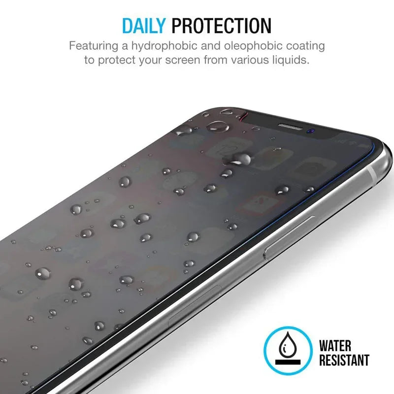 3PCS Privacy Screen Protector Phone Case for IPhone 15 14 13 11 16 Pro Max Plus 12 Mini XS XR Anti-Spy Glass IPones Front Cover