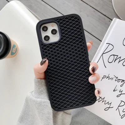 Case For iPhone 16 15 14 13 12 11 Pro Max XR XS X Waffle Shoe Sole Phone Case for iPhone 6 7 8Plus Silicone Back-Vans-case Cover