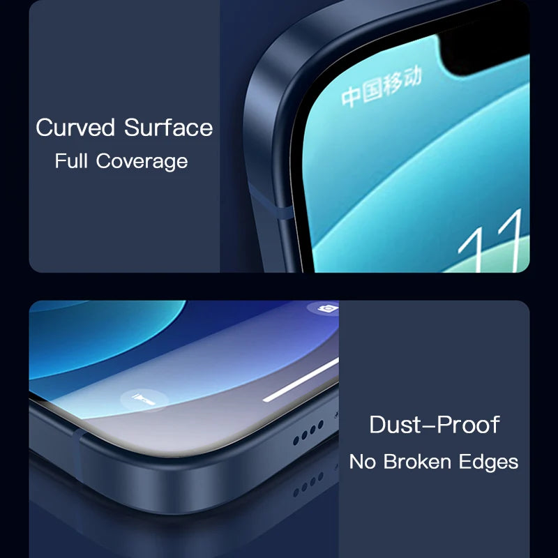 5pcs Glass Film For iPhone 15 16 Pro Max Screen Protector For iPhone 11 12 13 14 15 Pro Tempered Glass on iPhone 13 Mini 16 Plus