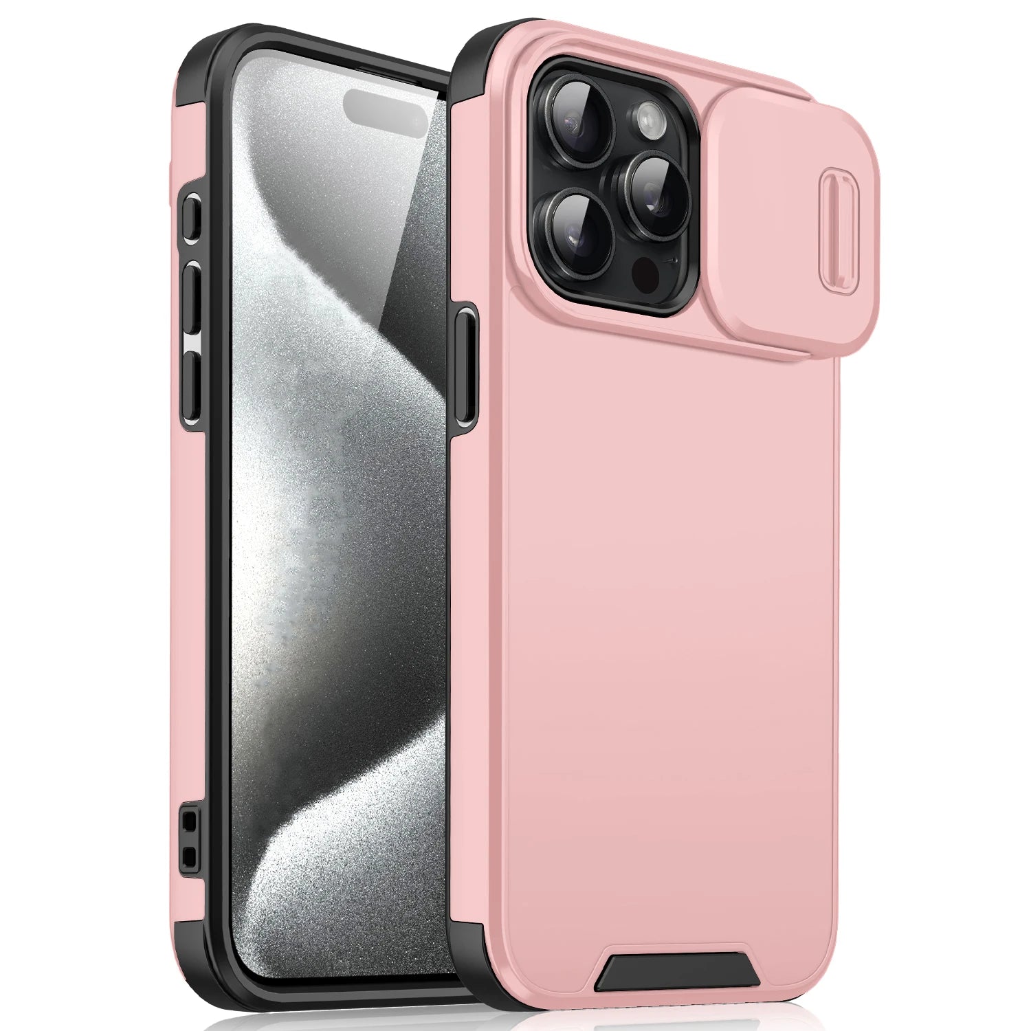 Shockproof Case For iPhone 15 14 13 12 11 16 Pro Max 15 Plus 16E Cover Slide Camera Protective Cases For iPhone 15Pro 14Pro Max