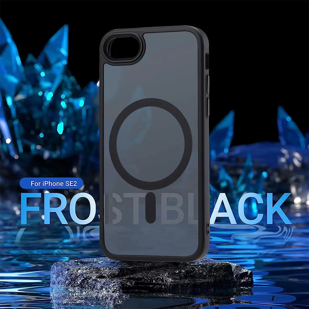 Magnetic Case For Magsafe Mag Safe iPhone SE 3 2 2022 2020 8 16 E 16e 16Pro 15 Pro Max 14 Plus 13 12 11 Black Cover Accessories