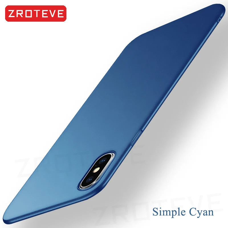 For iPhoneX Case  Luxury Ultra Thin Frosted Hard PC Cover For Apple iphone XR X S XS Max iPhonex 10 iPhone10 Phone Cases