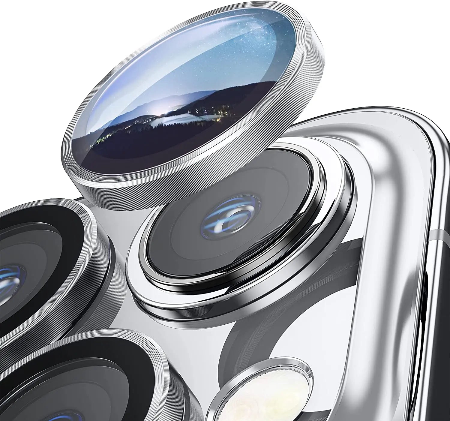 Glitter Diamond Camera Lens Protector Cover for iPhone 16 E 16E 16Pro 15 14 Pro Max Plus 13 12 Mini 11 14Pro 13Pro 14Plus 12Pro
