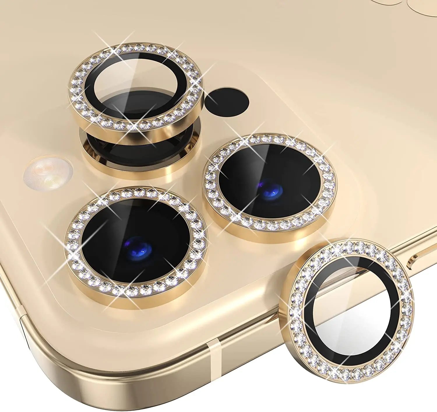 Glitter Diamond Camera Lens Protector Cover for iPhone 16 E 16E 16Pro 15 14 Pro Max Plus 13 12 Mini 11 14Pro 13Pro 14Plus 12Pro