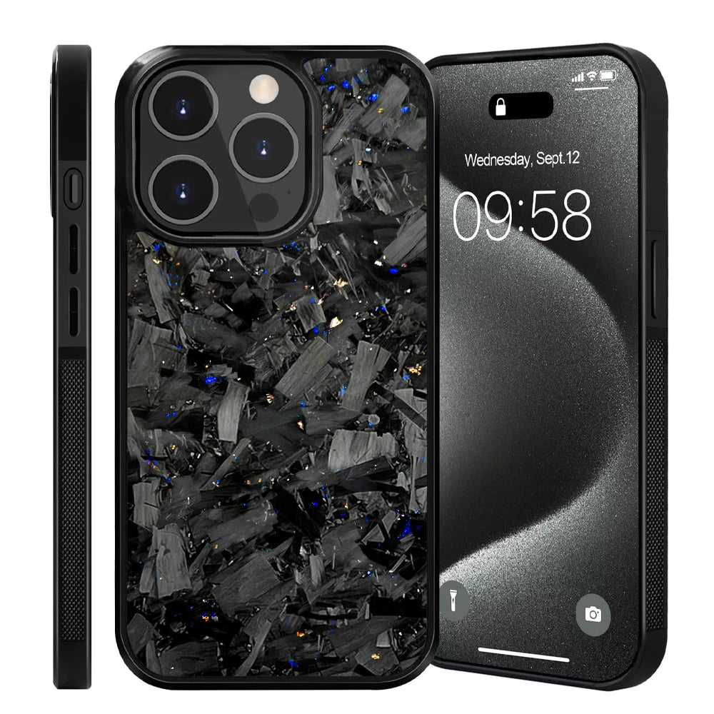 New Magsafe Cases for iPhone 15 Pro Max Real Forged Carbon Fiber for iPhone 16 13 14 12 11 14Plus 13Pro 11Promax Anti-fall Case