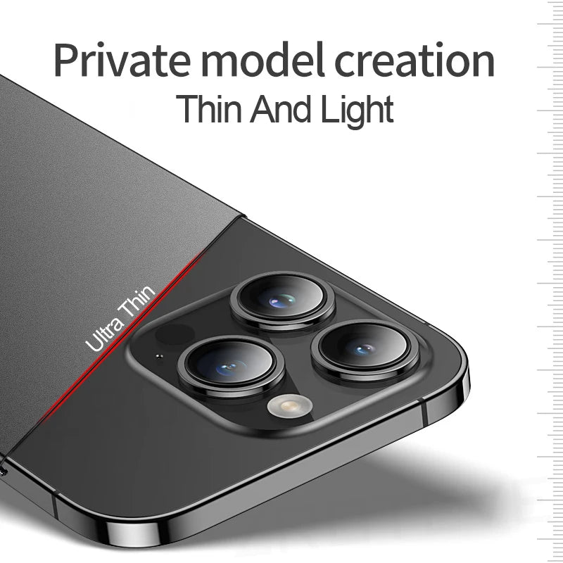 For iPhone 16 e 16e 15 14 13 12 Pro Max  Slim Matte Hard PC Cover For iPhone16 Plus iPhone13 Mini SE 2020 2022 Phone Case
