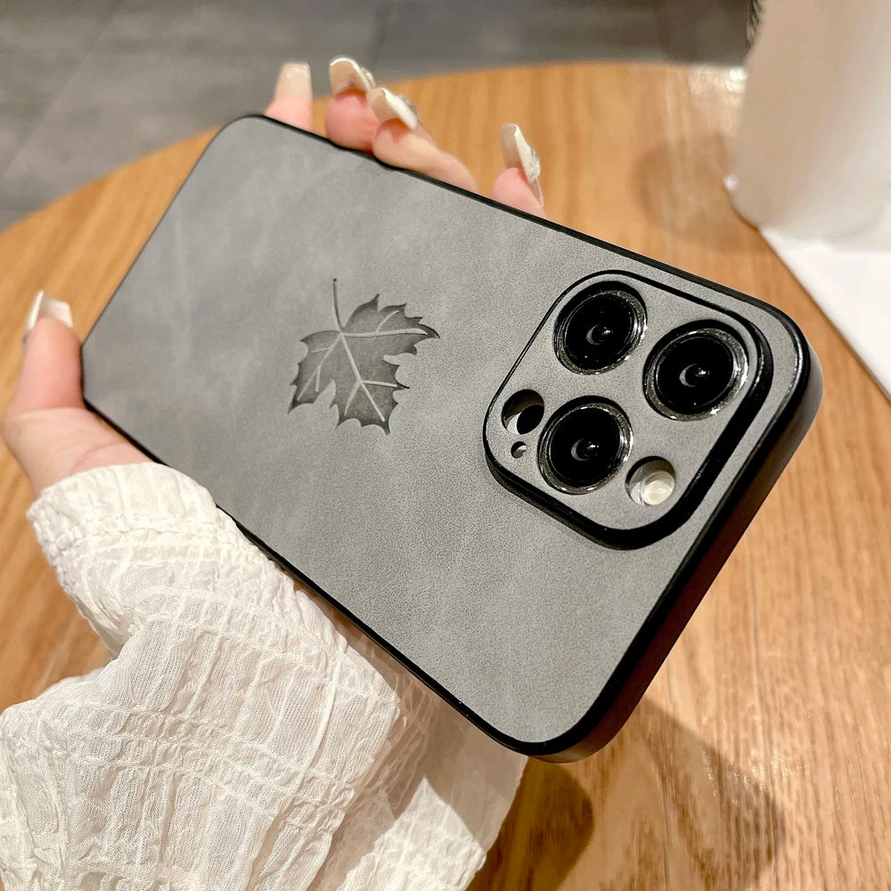 Leather Retra Case For iPhone 16 15 14 13 12 11 Pro Max Plus iPhone15 iPhone14 iPhone13 iPhone12 iPhone11 Comfortable Full Cover