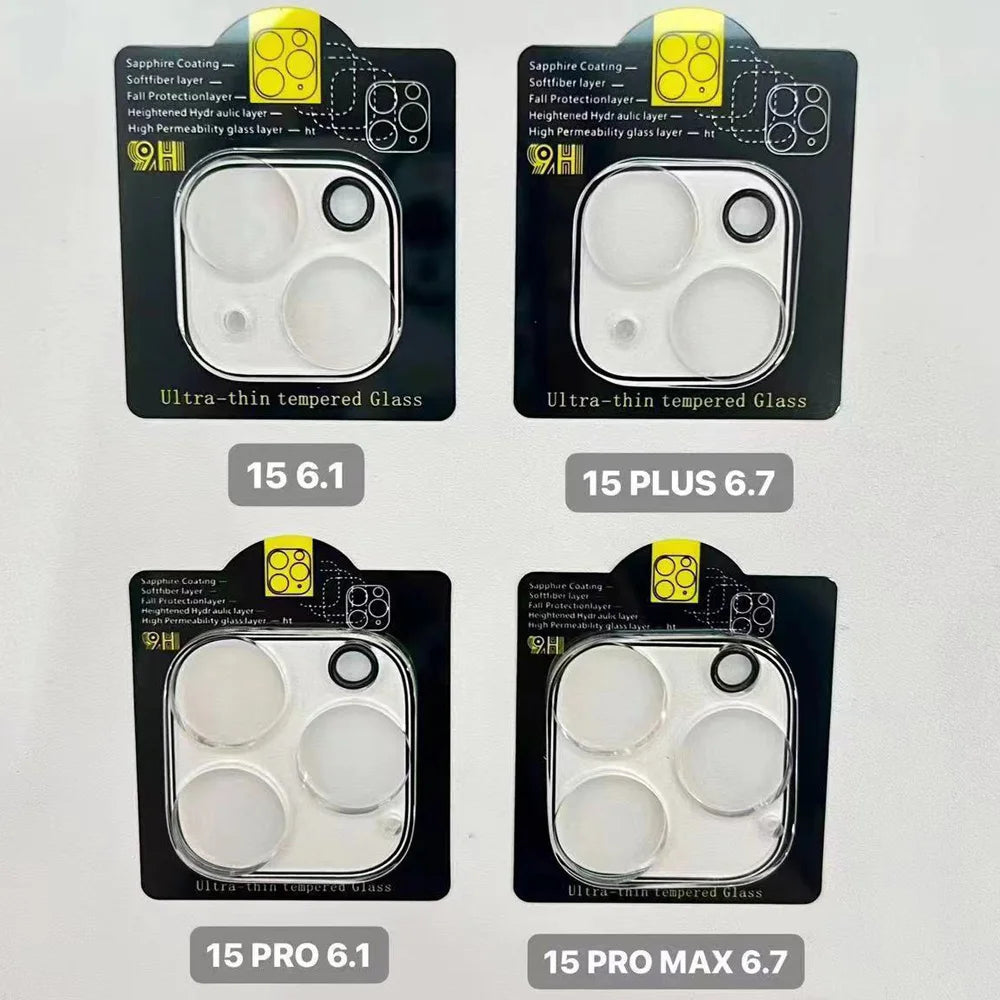 9H Camera Lens & Screen Protector For iPhone 16 15 Pro Max Tempered Glass For Apple iPhone 15 14 13 Pro Screen Protectors iPhone15 Plus Pelicula Cristal Temperado iPhone16 Phone Front Film iPhone 11 12 Mini 13 Verre