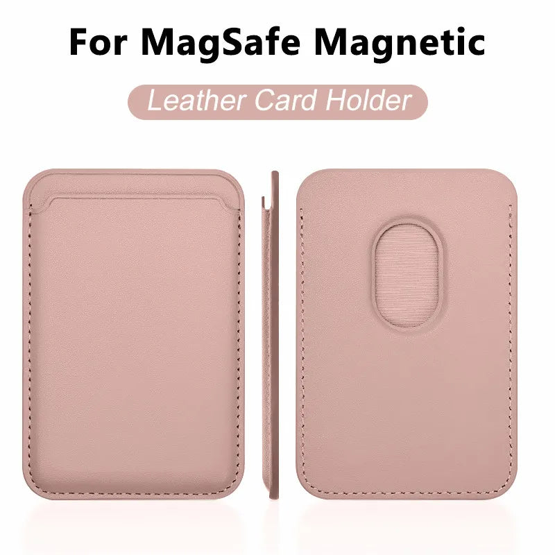 Luxury For Magsafe Magnetic Leather Wallet Case For iPhone 13 12 16 14 Pro Max 15Pro S24 Card Holder Phone Bag Cover Accessories