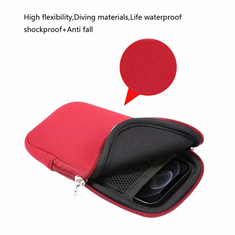Universal 4.7-7.2 inch Waterproof Phone Bag Pouch for iPhone Samsung Huawei Xiaomi LG Shockproof Phone Case with Shoulder Strap