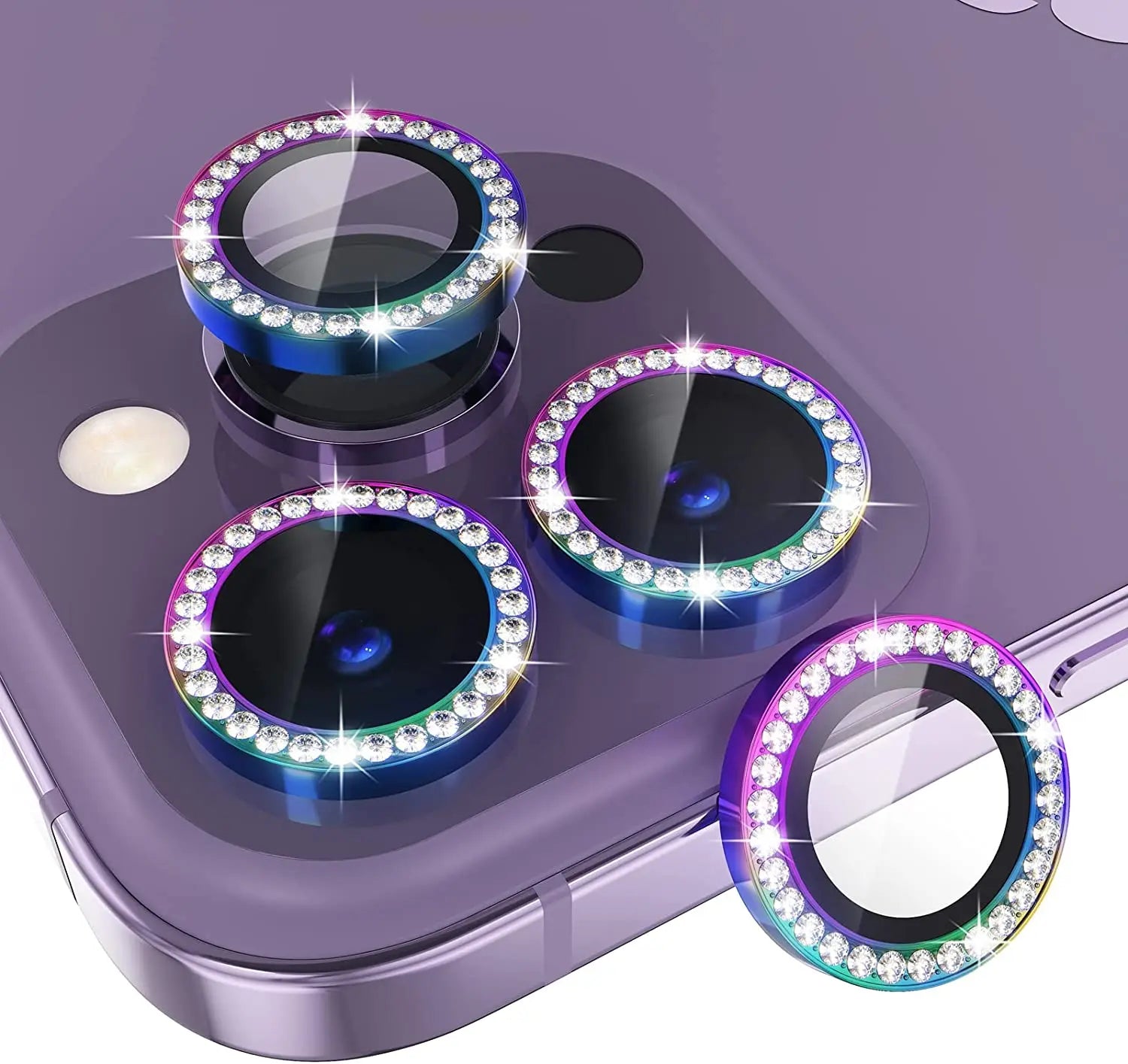 Glitter Diamond Camera Lens Protector Cover for iPhone 16 E 16E 16Pro 15 14 Pro Max Plus 13 12 Mini 11 14Pro 13Pro 14Plus 12Pro
