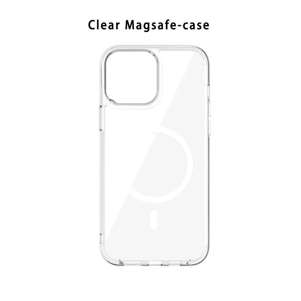 For Magsafe Magnetic Case For Iphone 15 Pro Max 14 Tpu Phone Cases For Iphone 15 Plus 15pro 14pro 13 Mini 12 Protective Fundas