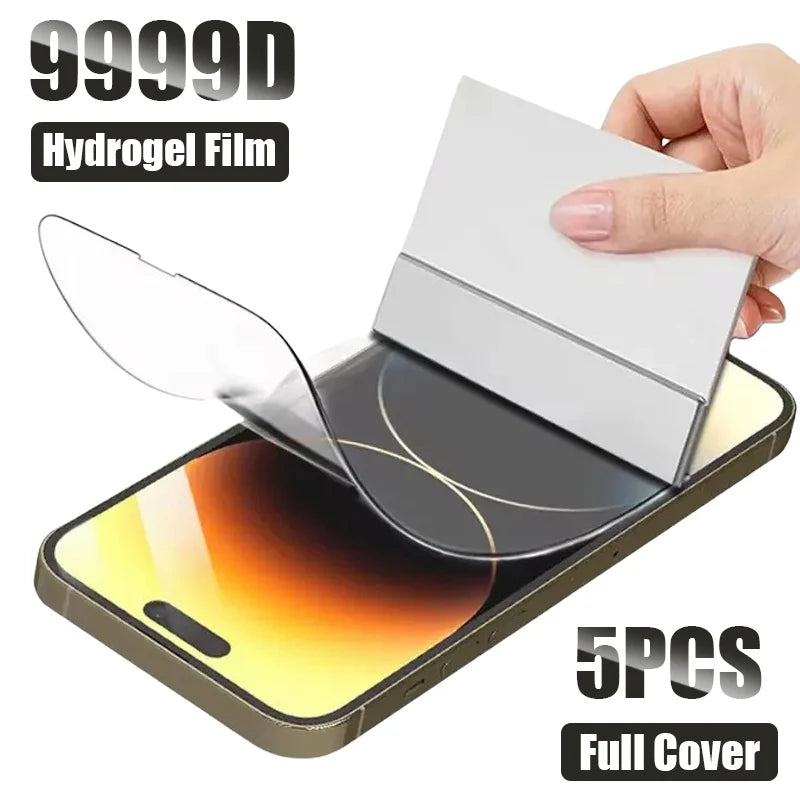For iPhone 14 Plus 5PCS Hydrogel Film