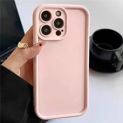 Luxury Candy Color Silicone Case For iPhone 11 13 12 14 15 16 Pro Max 15 Pro XS XR XS Max 7 8 PLUS 16E SE 2022 Shockproof Cover