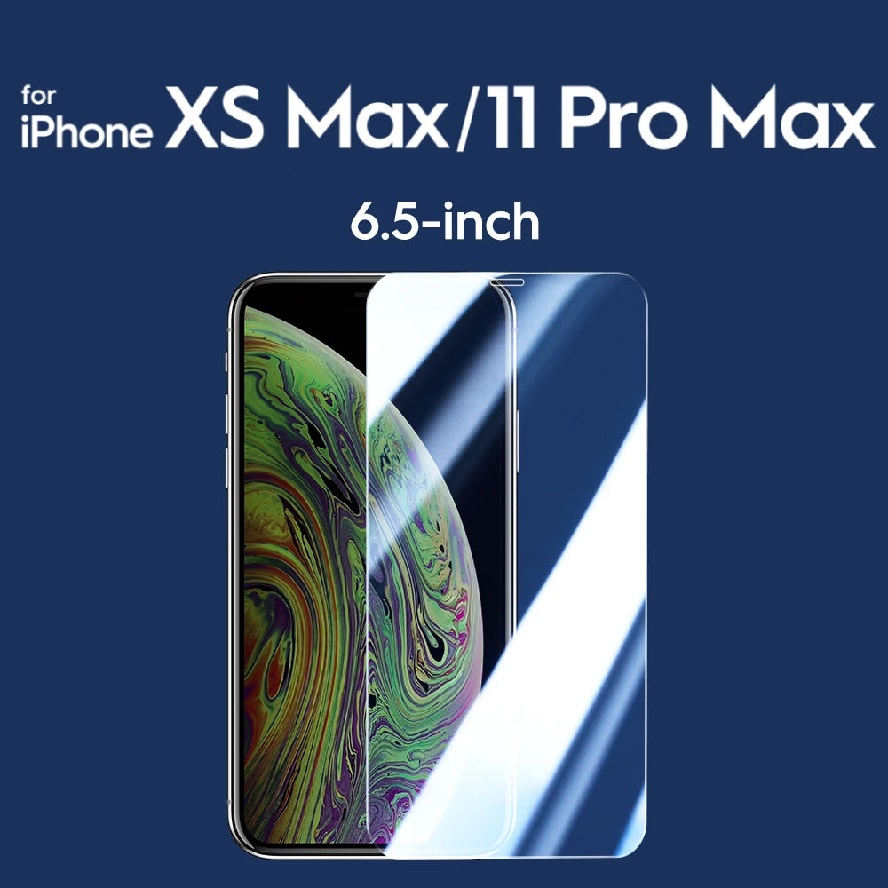 2PCS Screen Protector for iPhone 16 Pro Max 15 Pro 15 14 13 12 Tempered Glass 9H HD Front Film for iPhone 16
