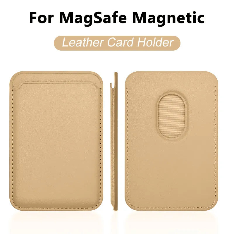 Luxury For Magsafe Magnetic Leather Wallet Case For iPhone 13 12 16 14 Pro Max 15Pro S24 Card Holder Phone Bag Cover Accessories