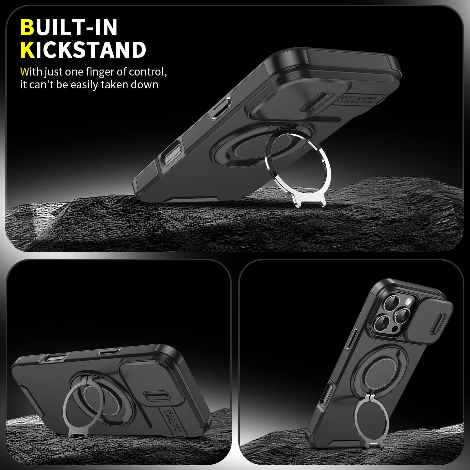 Luxury Magsafe Magnetic Wireless Charging Armor Case For iPhone 16 15 14 13 12 11 Pro Max Plus Slide Camera Protection PC Cover