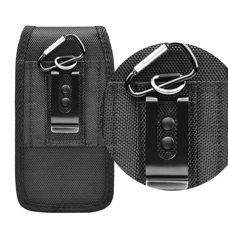 Mobile Phone Bag Belt Clip Waist Phone Pouch for 3.5-6.3 Inch Oxford Cover Bags for iphone 12 11 pro SE 2020 8 7 6 plus Samsung