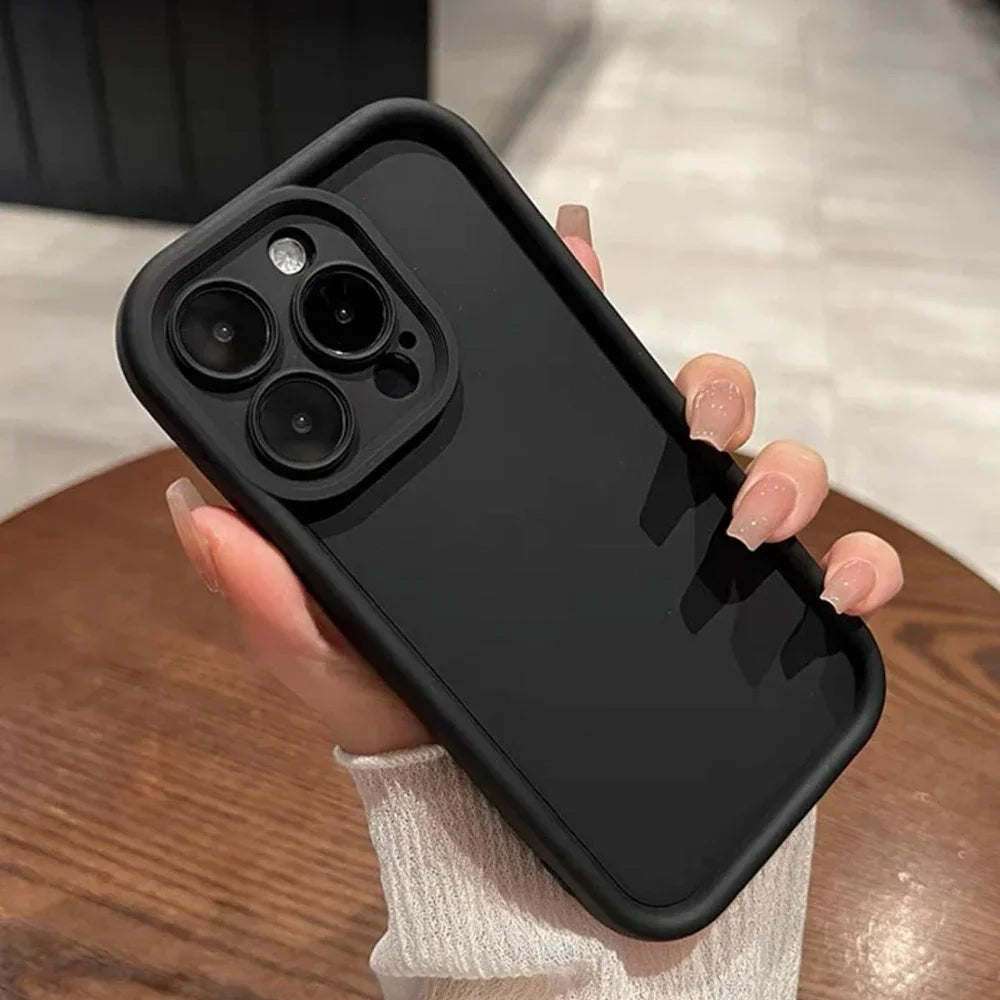Luxury Candy Color Silicone Case For iPhone 11 13 12 14 15 16 Pro Max 15 Pro XS XR XS Max 7 8 PLUS 16E SE 2022 Shockproof Cover