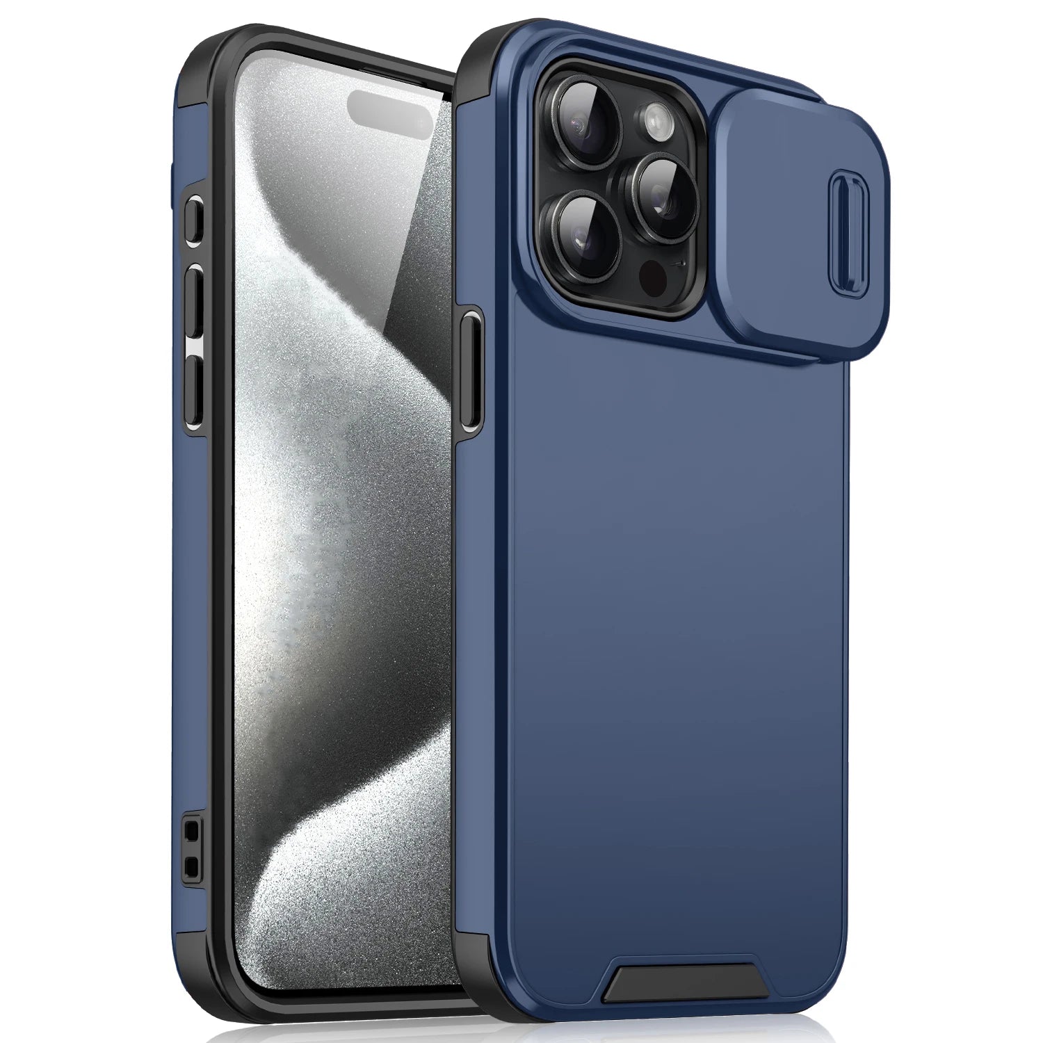 Shockproof Case For iPhone 15 14 13 12 11 16 Pro Max 15 Plus 16E Cover Slide Camera Protective Cases For iPhone 15Pro 14Pro Max