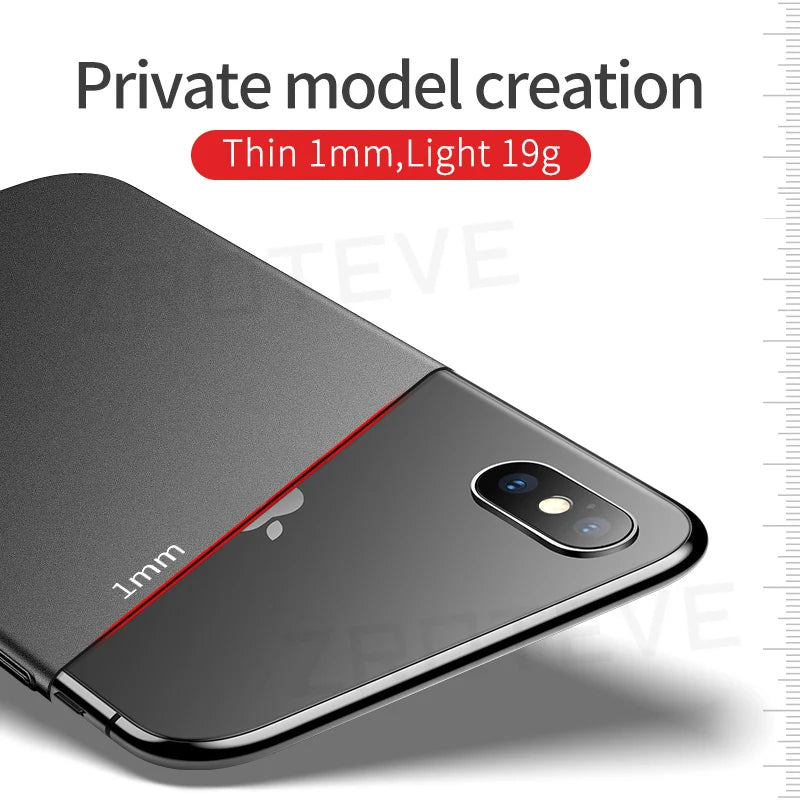 For iPhoneX Case  Luxury Ultra Thin Frosted Hard PC Cover For Apple iphone XR X S XS Max iPhonex 10 iPhone10 Phone Cases