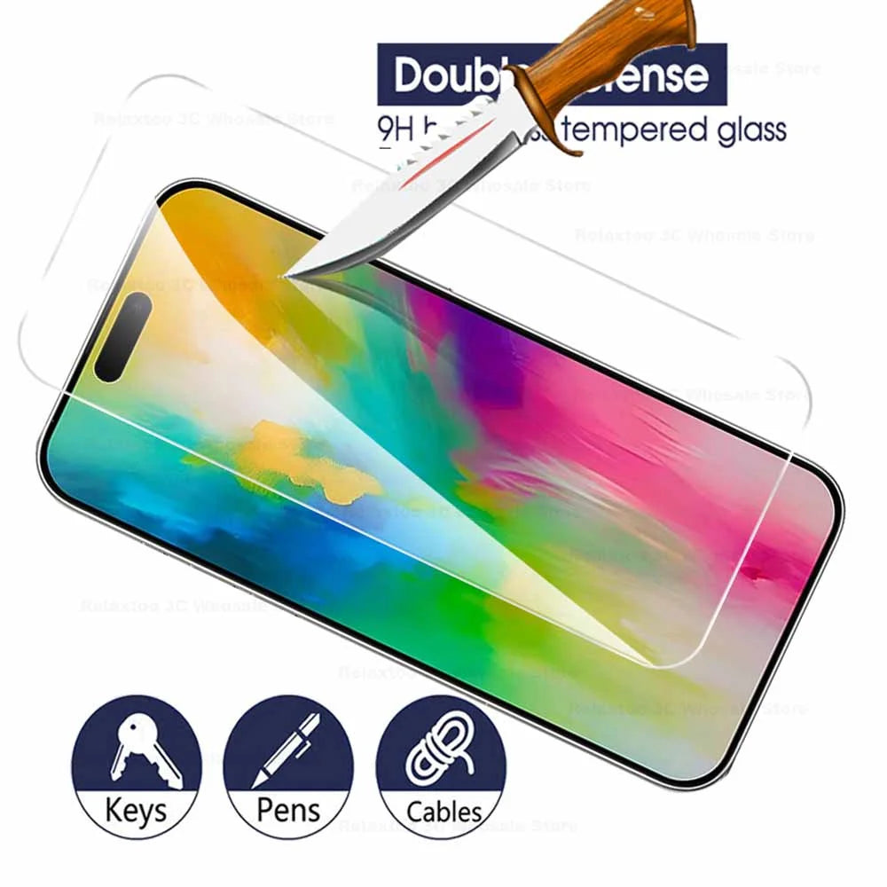 iPhone16Pro Tempered Glass Case For Apple iPhone 16 Pro Max Protective Glass Ifone 16Pro Max 16 Plus 16e Screen Protector Film