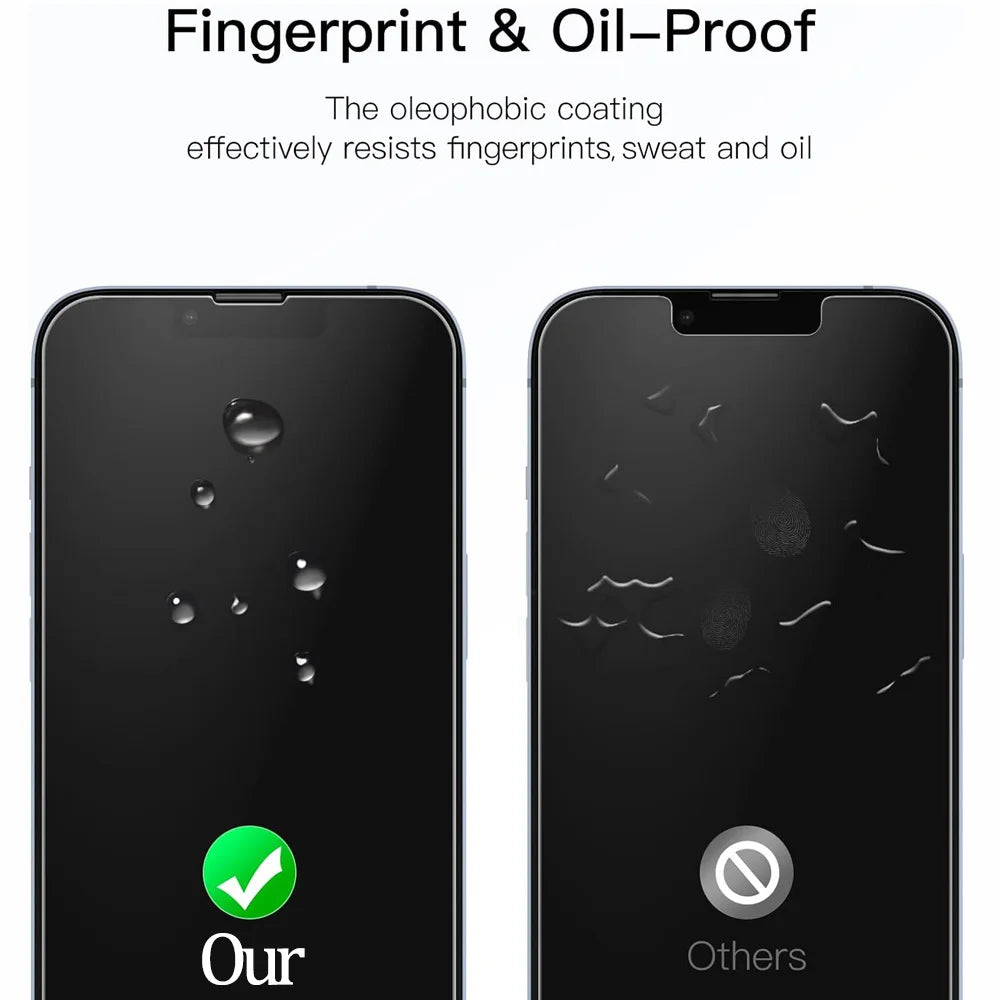1~3PCS HD Tempered Glass For iPhone 17 16e 16 15 14 13 Pro Max Screen Protector For iPhone 11 12 Pro Phone Glass iPhone 16 Pro