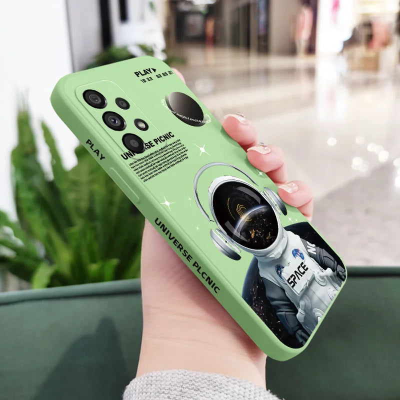 Astronaut Angel Case For Samsung A56 A36 A26 A16 A06 A54 A34 A24 A14 A73 A53 A33 A23 A13 A72 A32 A22 A04S A15 A25 A35 A55 4G 5G