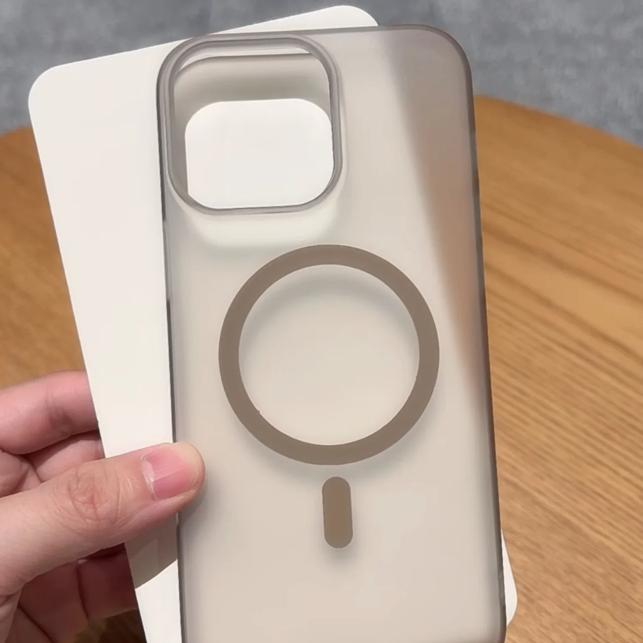 Magnetic Matte Bumper For Magsafe Case For iPhone 16 15 14 Plus 13 12 11 Pro Max Ultra Thin Translucent Shockproof Hard PC Cover