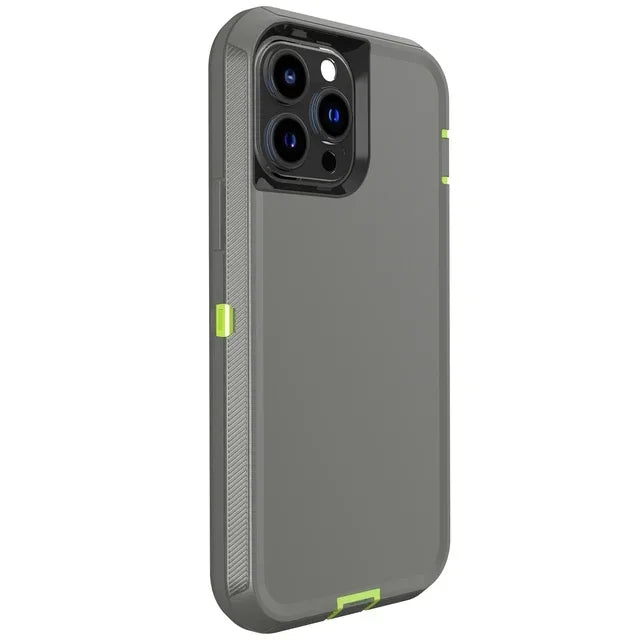 Luxury 3in1 Armor Otter CASE BOX for IPhone 16 15 14 13 12 11 Pro Max XS XR Plus Shockproof Soft Bumpers Protective Hard Cover