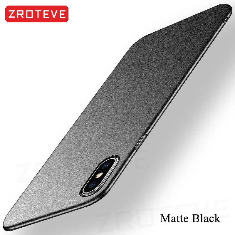 For iPhoneX Case  Luxury Ultra Thin Frosted Hard PC Cover For Apple iphone XR X S XS Max iPhonex 10 iPhone10 Phone Cases
